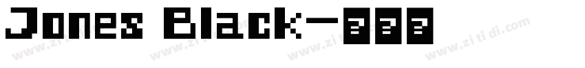 Jones Black字体转换